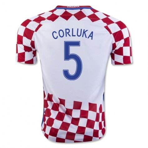Croatia Home 2016 Corluka 5 Soccer Jersey Shirt - Official Replica