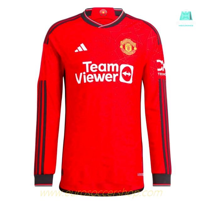 2023-2024 Man Utd Long Sleeve Home Shirt