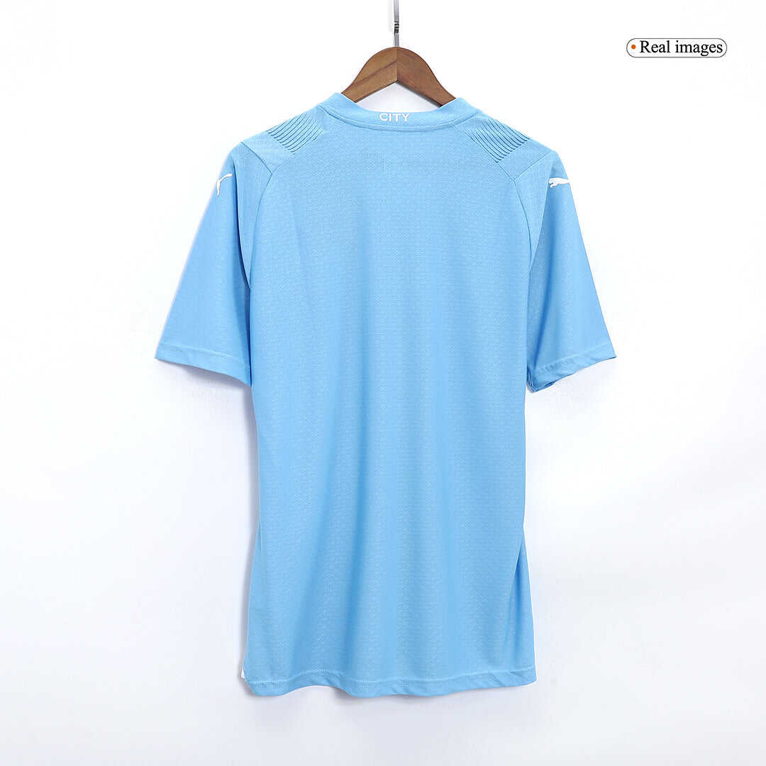 Player Version Manchester City Home Soccer Jersey 2023/24Authentic Kit