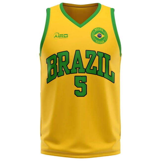 Brazil Stylish Home Jersey Brazil