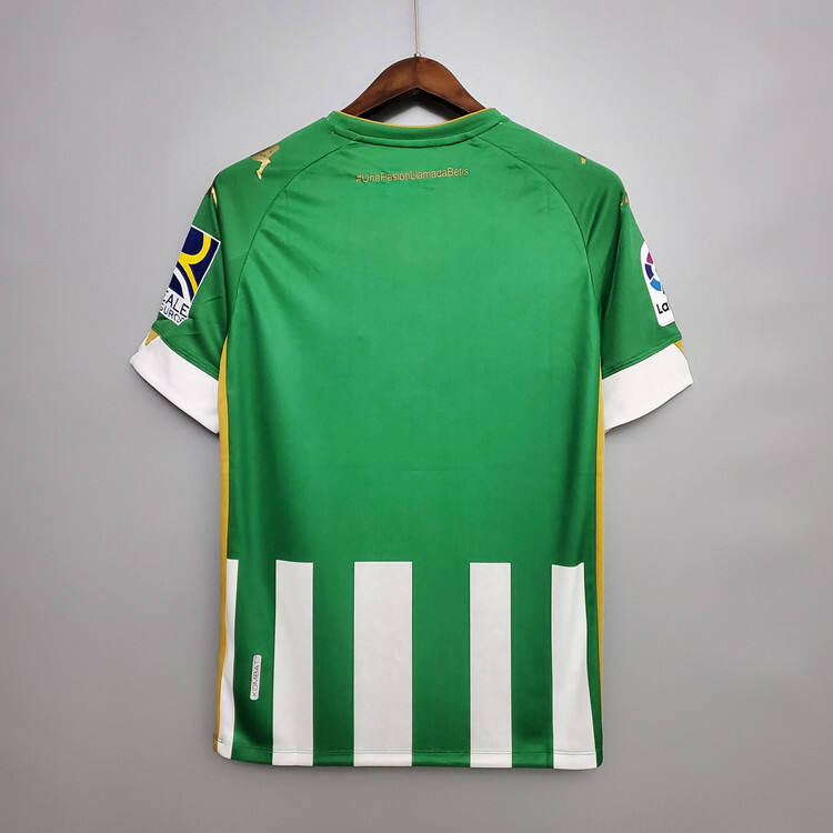 Real Betis 20-21 Home Green Soccer Jersey Football Shirt - Official