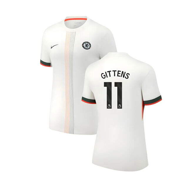 2025-20 Chelsea Away Soccer Shirt Gittens #11 L M Women S
