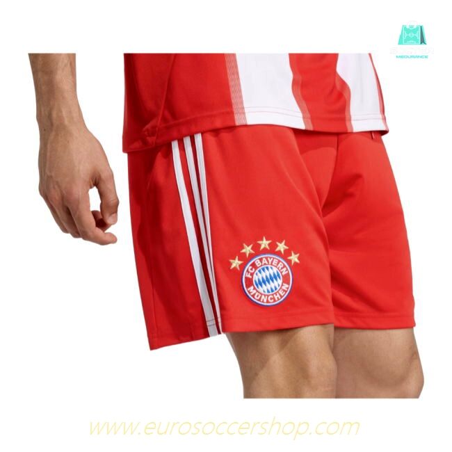2025-2026 Bayern Munich Home Shorts (Red)