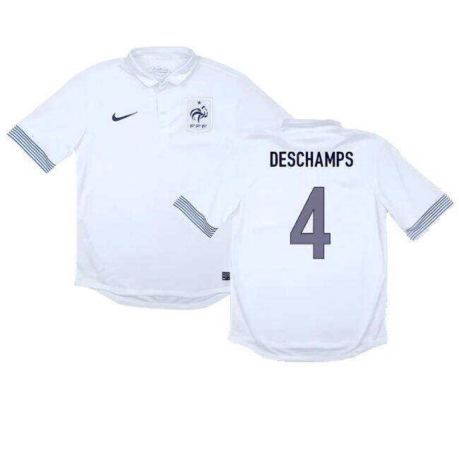 Advantages France 2012-13 Away Shirt ((Good) M) (DESCHAMPS 4) Good Quality