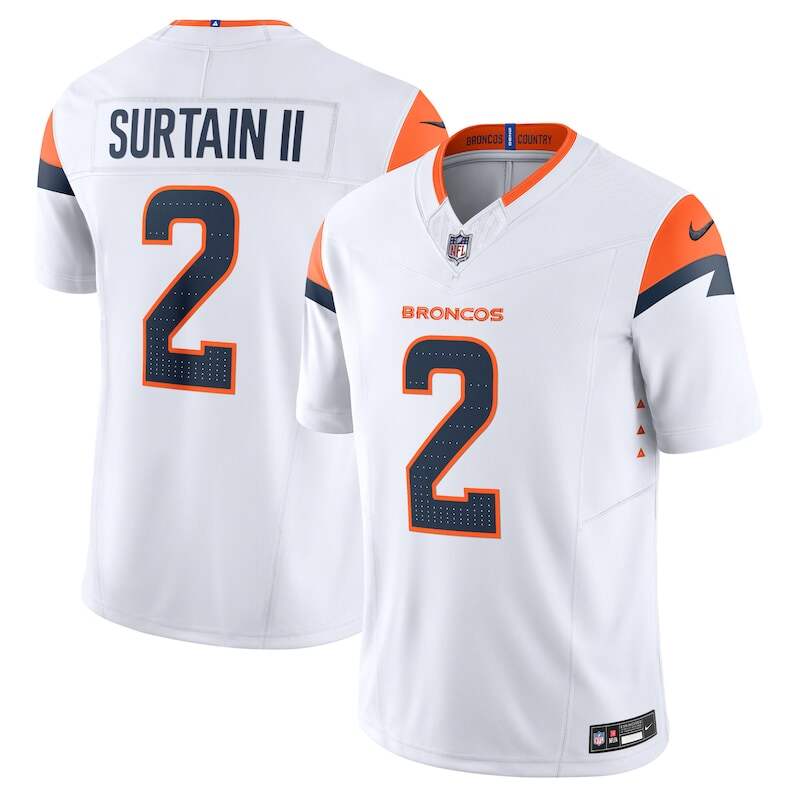 None Patrick Surtain II Denver Broncos Budget-Friendly Game Jersey