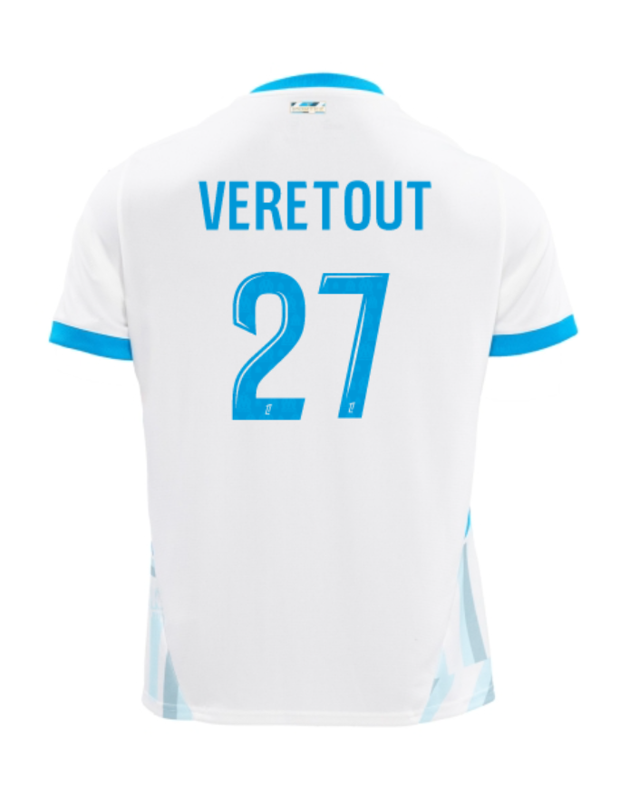 OM Home VERETOUT 27 Football Jersey 2024-2025 Season