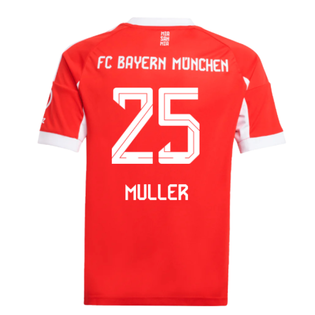 Official Bayern Munich 2025-2026 Home - Game Day - Durable Fabric