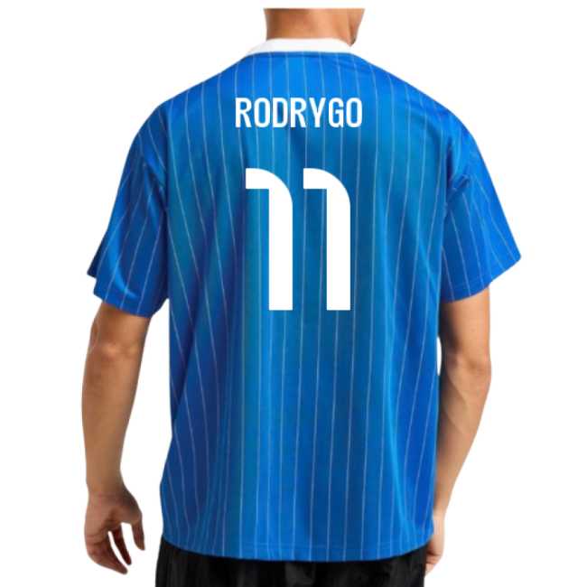 2025-2026 Real Madrid Football Shirt (Blue) Stretch Fabric