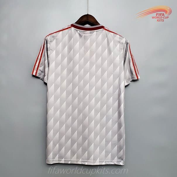 Liverpool season 89-91 Grey Alternate Football Jersey