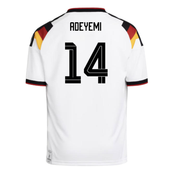 Germany Football Team Trendy Home Match Shirt (Adeyemi 14)