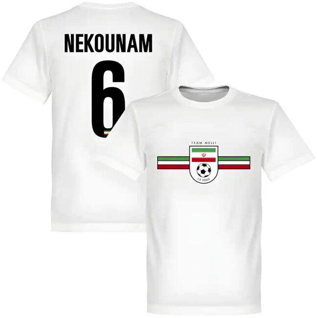 Fan-Favorite Iran Nekounam Team T-Shirt - White Limited-Edition
