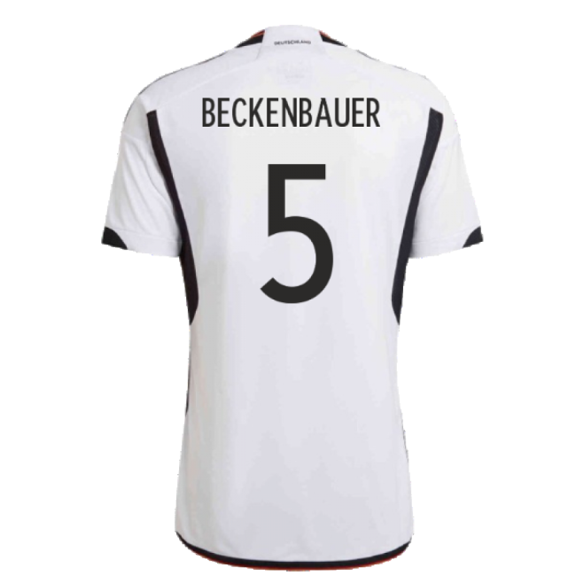 Durable Germany 2022-2023 Home Short Sleeve Shirt - Beckenbauer