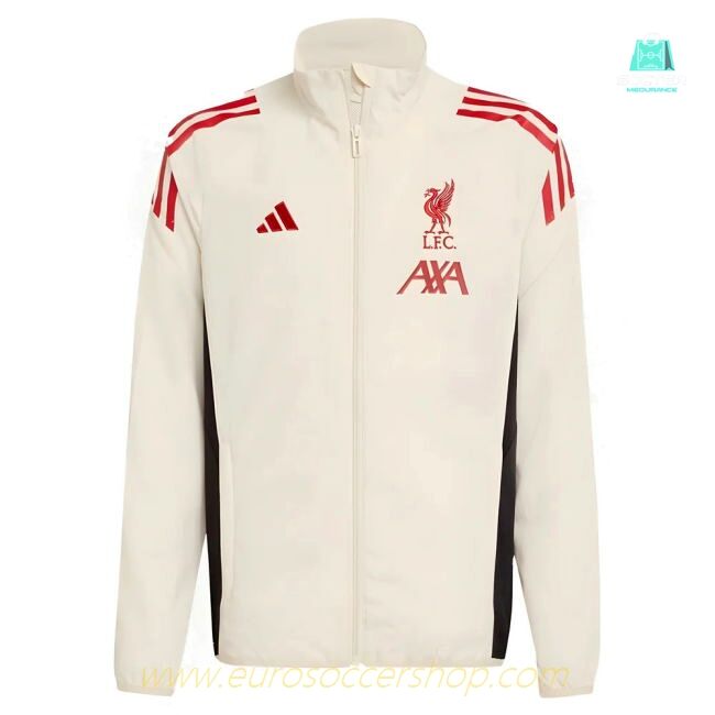 2025-2026 Liverpool Presentation Jacket (White) - Kids