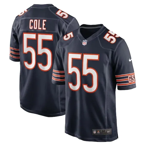 None Dylan Cole Game Jersey - Navy | NFL Player Jersey | NFL Football