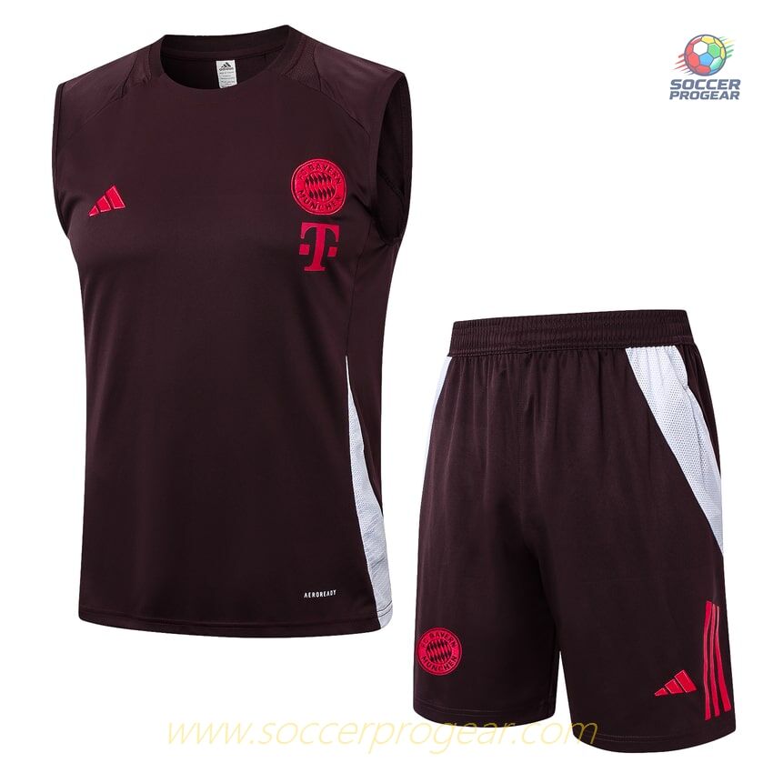 Bayern Munich 2024/25 Collection Dark Red Short Tank Top