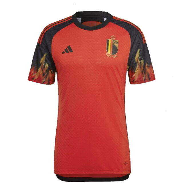 Sweet 2022-2023 Belgium Authentic Home Shirt Generous