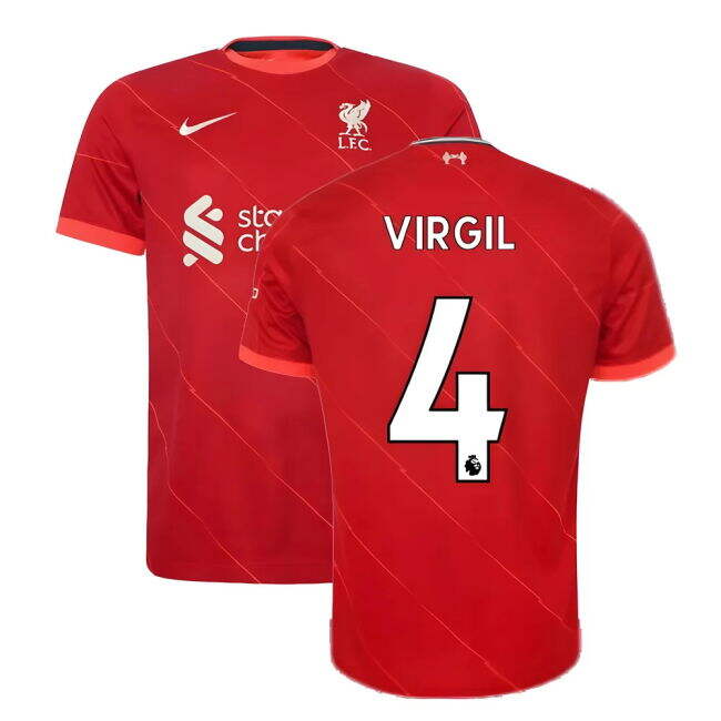 2021-2022 Liverpool Soccer Club Home Kit (VIRGIL 4)