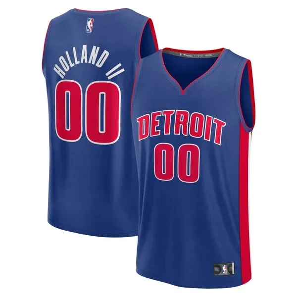 Ron Holland DET Replica Jersey - official classic - Blue game-day