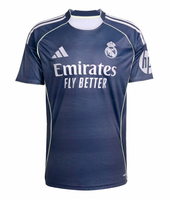 Real Madrid Away Football Jersey for the 25-26 Season