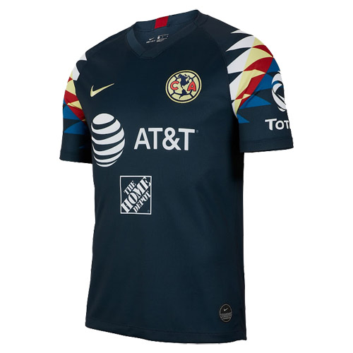 Club America Away Navy 2019-20 Soccer Shirt - Official Replica 14094