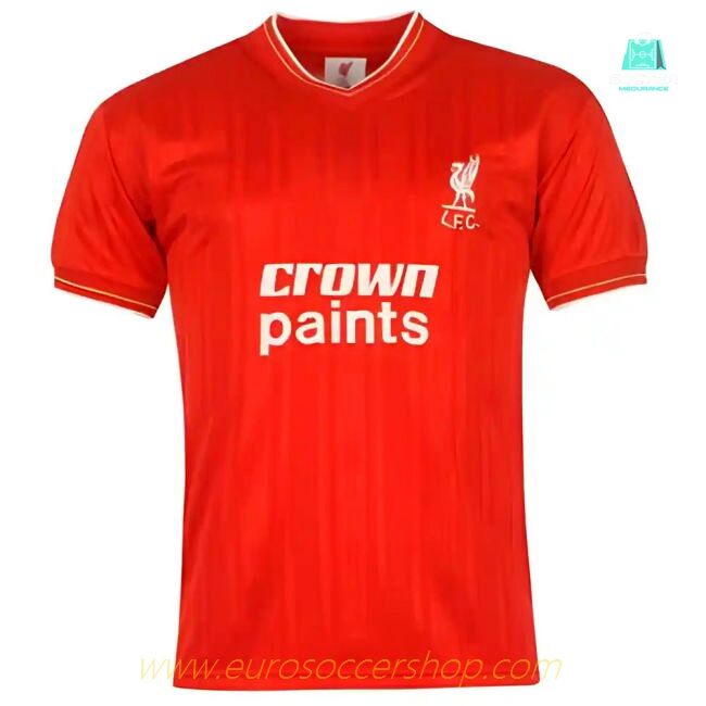 1986 Liverpool Home Crown Paints Shirt