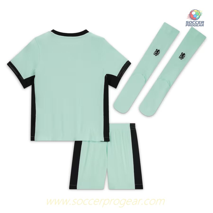 Chelsea Third Children's Edition Kit Soccer Shirt 2023 2024