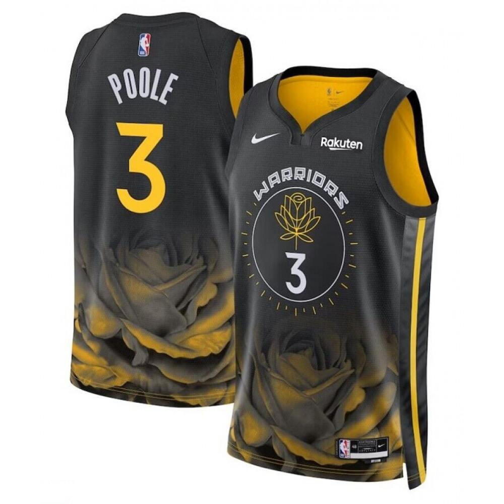 Classic Golden State Warriors 3 Black Jersey - - Game Day Essential