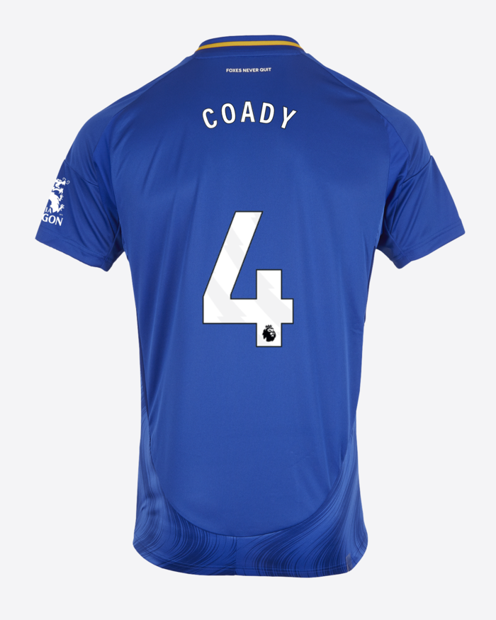 Leicester City's 24-25 Home COADY 4 Jersey