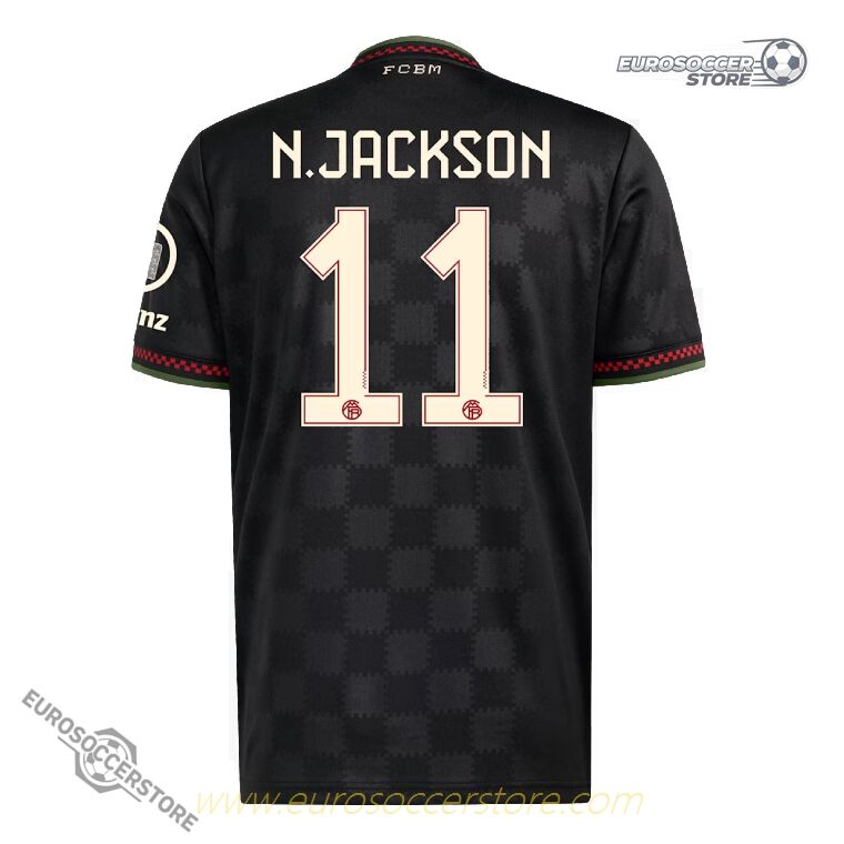 FC Bayern Munich UEFA Champions League COMAN #11 Football Jersey 2025-26 Season