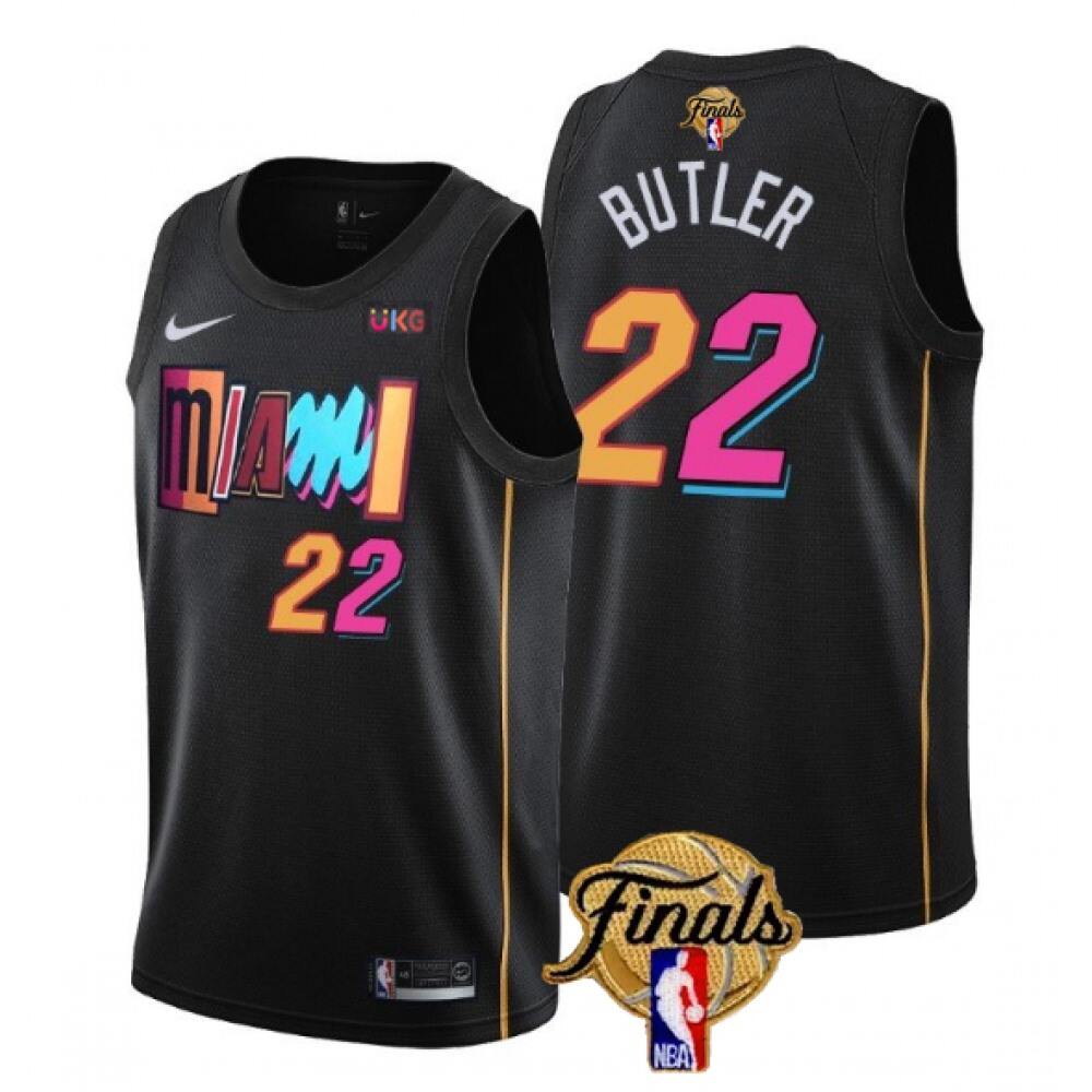 Fan Favorite Contemporary Men's MIA #22 Jimmy Black Basketball Jersey