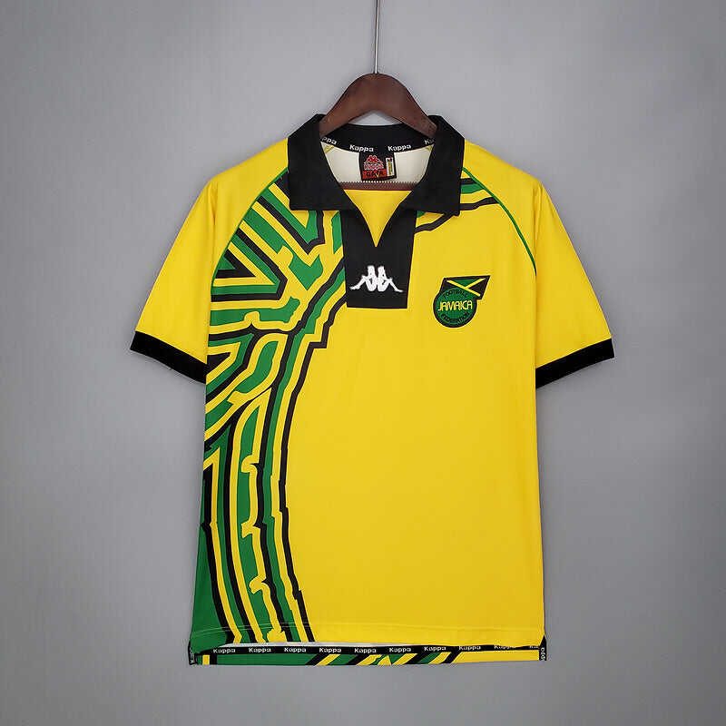 1998 Jamaica Away kit yellow
