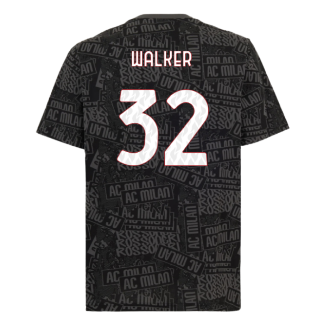 2025-2026 Ac Milan Home Top-tier Jersey Walker Macron Hyperwave