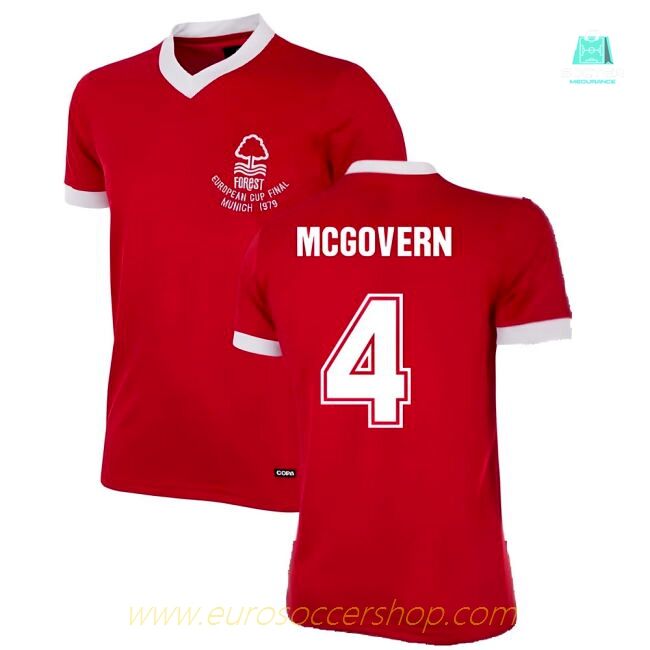 Nottingham Forest 1979 European Cup Final Retro Football Shirt (McGovern 4)