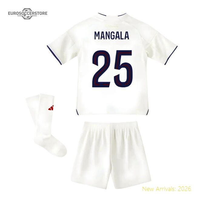 Match-Day 2025-2026 Olympique Lyon Home Mini Kit (Mangala 25)