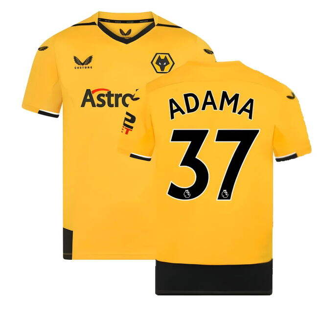 Latest Lightweight Wolves Home Football Shirt