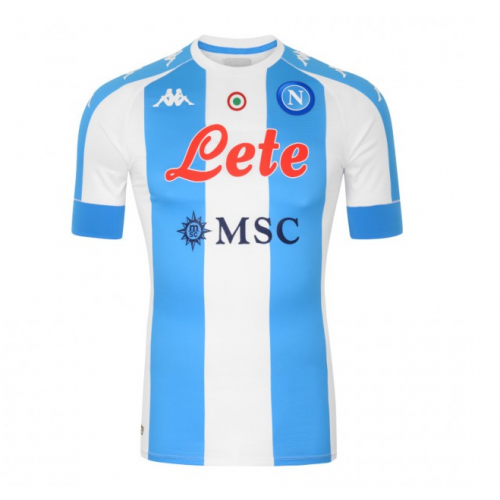 Napoli 20-21 4th Light Blue Soccer Shirt Jersey - Official Replica