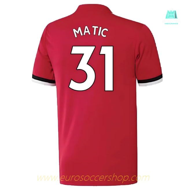 Manchester United 2017-18 Home Shirt ((Excellent) 4-5 Year) (Matic 31)