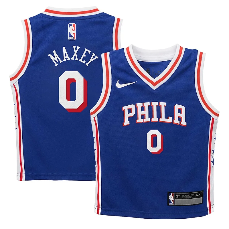 Authentic Tyrese Maxey PHI Basketball Jersey - Team Colors