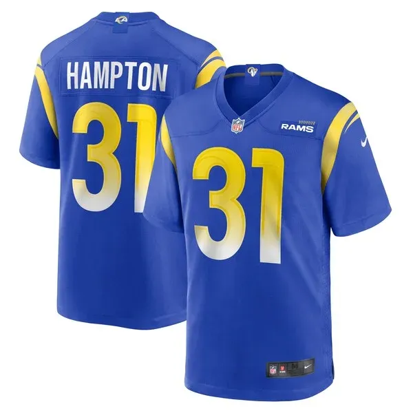 Performance Los Angeles Rams Game Jersey - Premium Royal NFL Fan Je...