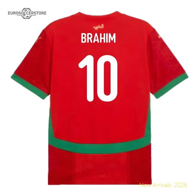 Morocco Brahim 20242025 Home Authentic Jersey Breathable