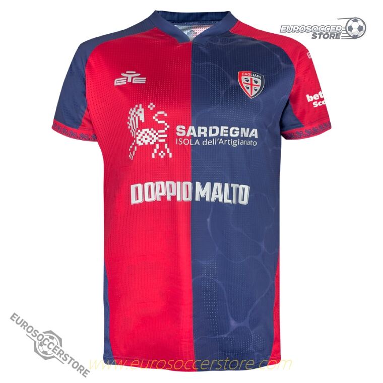 Cagliari's Home Football Jersey for the 25-26 Season