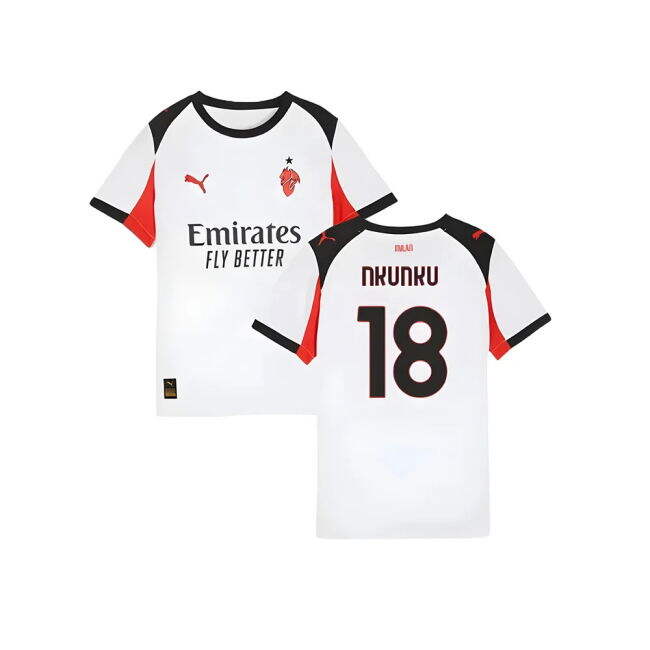Kids Pro Style AC Milan Professional Look Away Player Jersey (1)