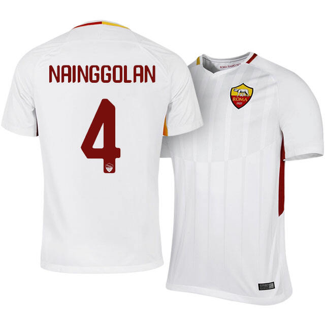 Roma Away 201718 Radja Nainggolan 4 Soccer Jersey Shirt - Official