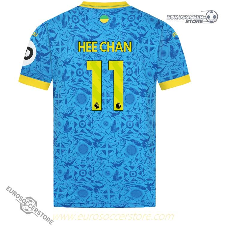 Wolverhampton Wanderers Third HEE CHAN 11 Football Jersey 25-26 Season