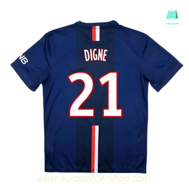 PSG 2014-15 Home Shirt ((Very Good) S) (Digne 21)
