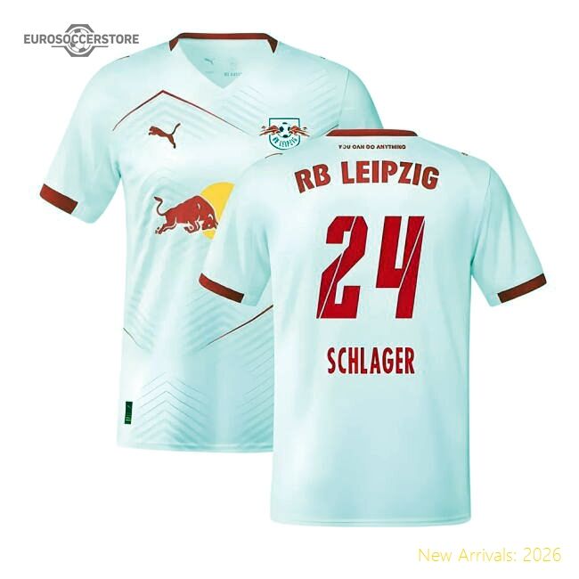 Official 2025-2026 Red Bull Leipzig Home Shirt (Schlager 24)