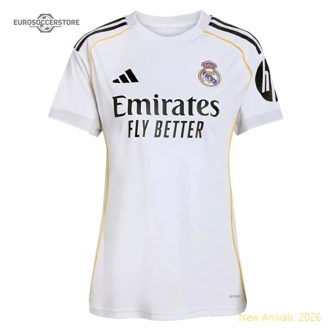 Official Home Real Madrid Alaba Jersey 2025-2026 Breathable