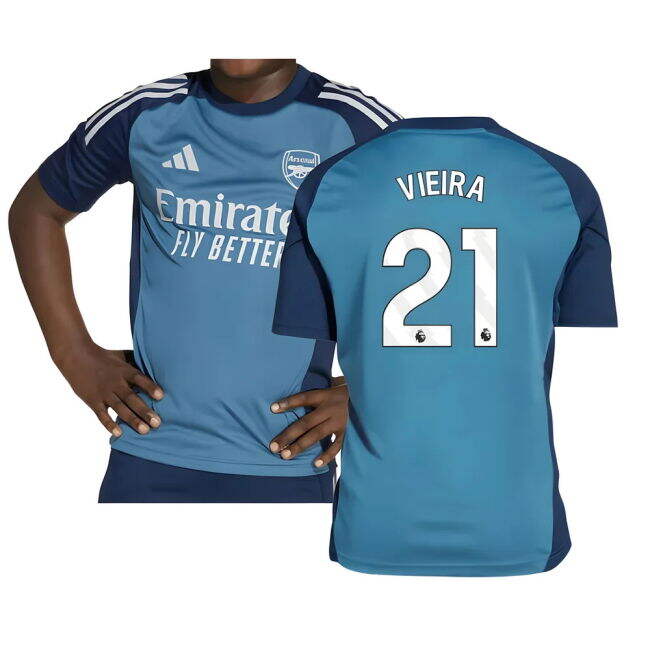 replica 2025-2026 Arsenal Training Shirt (Blanch Blue) - Kids (Viei...