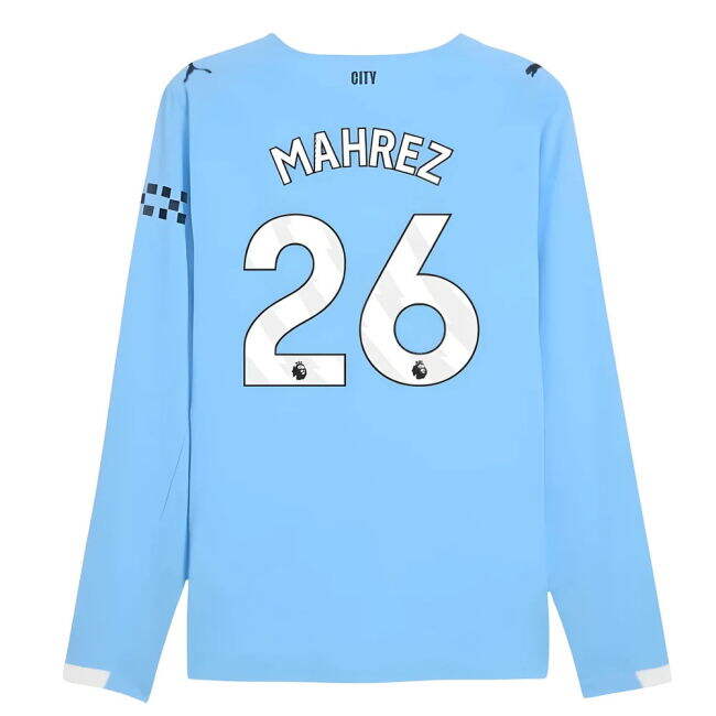 Pro Series True Football Man City Authentic Long Sleeve Home Shirt...