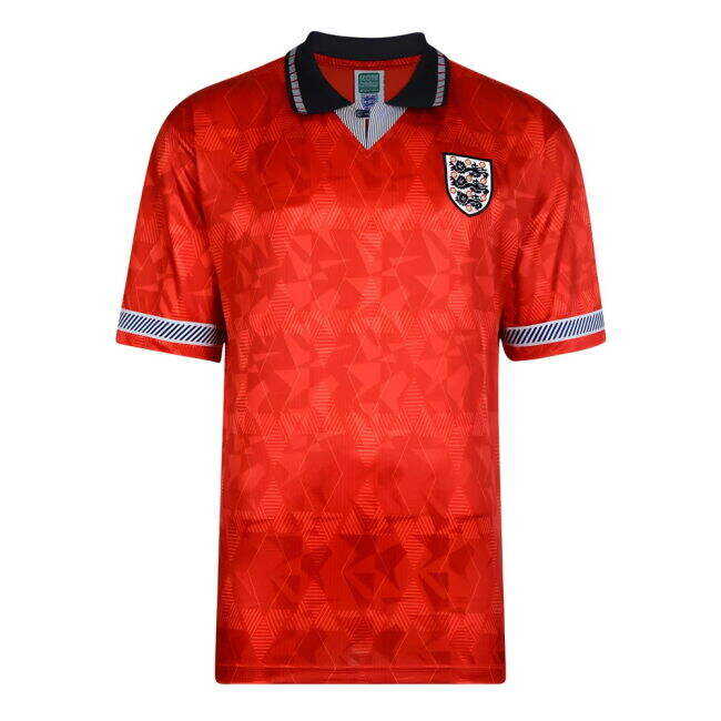 Sweet Score Draw England World Cup 1990 Away Shirt (Your Name) Good Quality